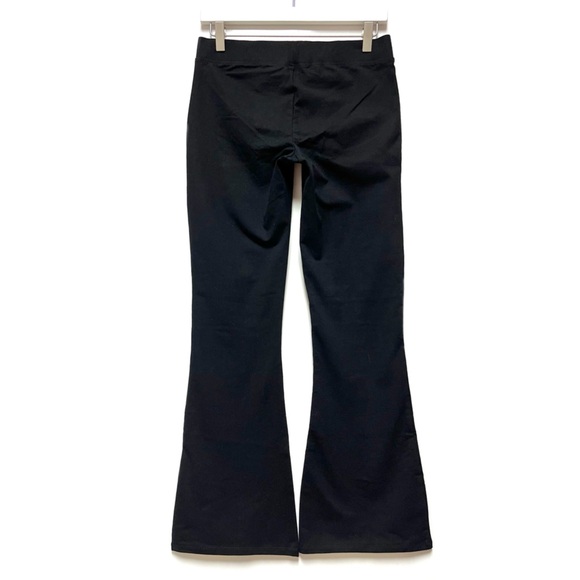 Pact Organic Cotton Black Yoga Pants M Flare Bootcut Pull On Comfy Lounge Basics - Picture 2 of 11